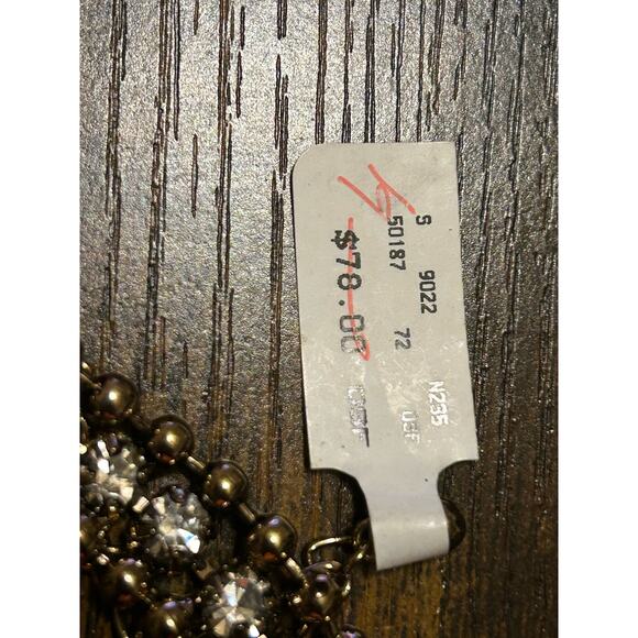 Cache Elegant rhinestone necklace with stretchy bracelet - Picture 9 of 10